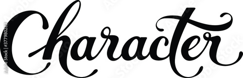 Character - custom calligraphy text