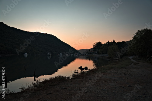 Sonnenuntergang am Limski Kanal