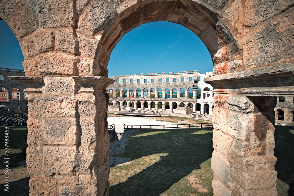 Obraz premium Amphitheater Pula
