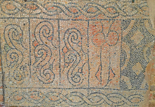 Italy  Ravenna  the basilica of Saint John the Evangelist internal mosaic.