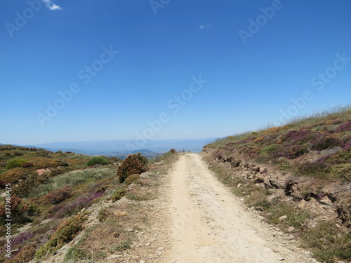 Mountain road in Spain