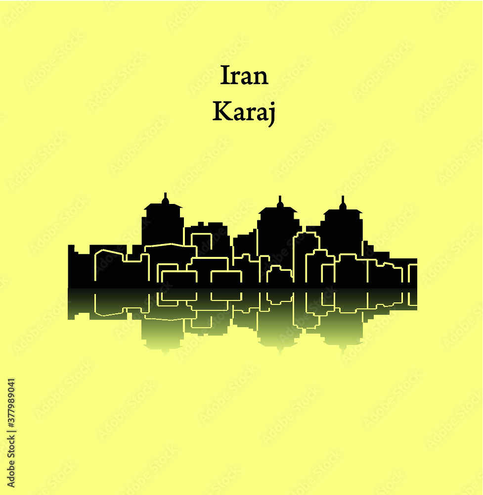 Naklejka premium Iran, Karaj