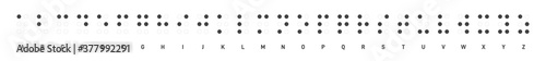  Realistic Dots. Abc for vision disable blind people.