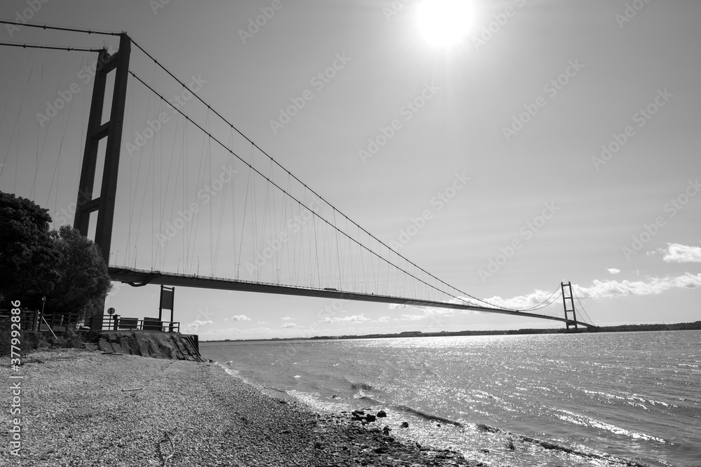 Long single span suspension bridge example Long single span suspension bridge example