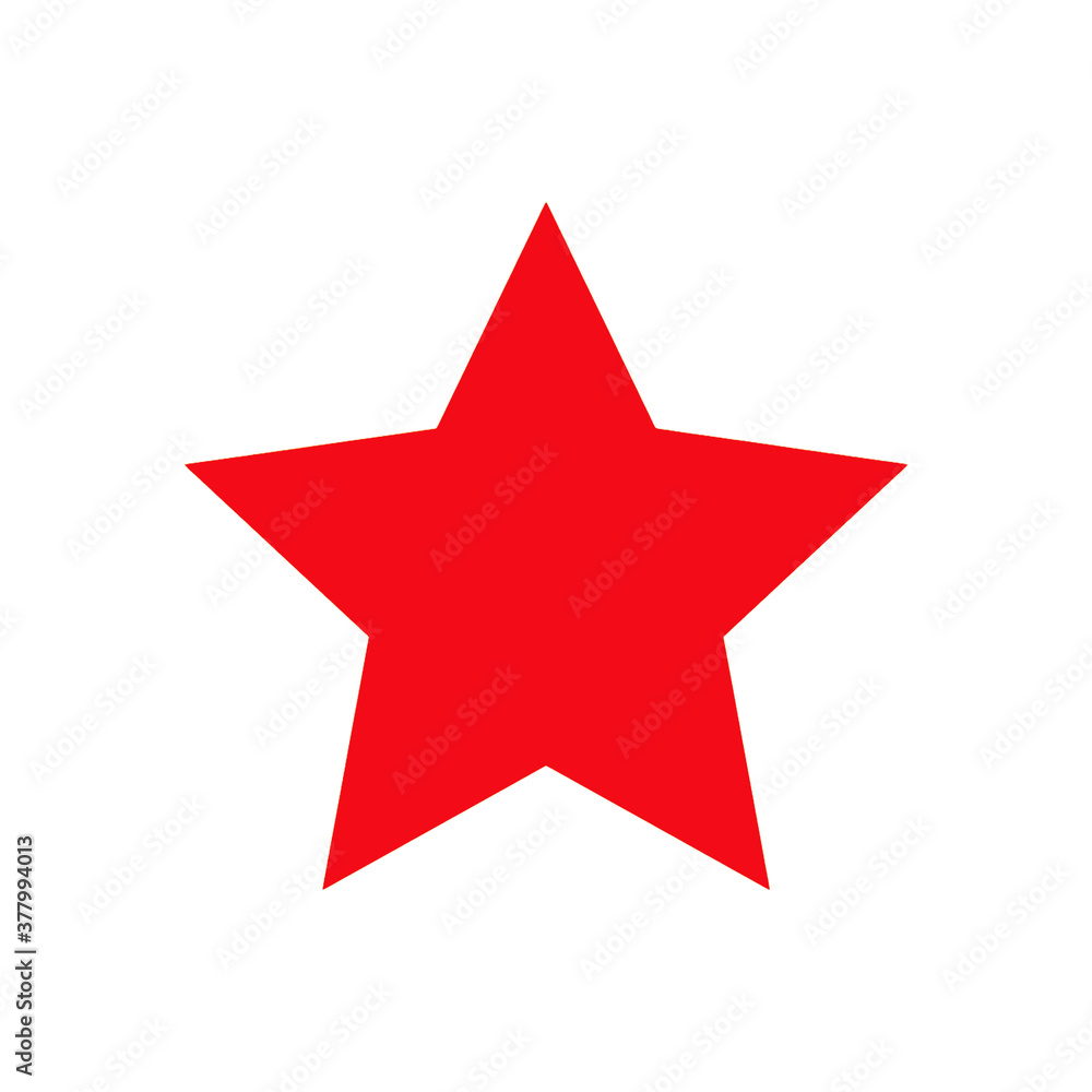 Colorful star isolated on white background Colorful star isolated on white background