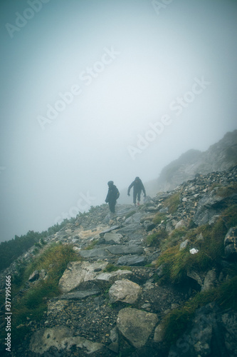 Two persons in moutains