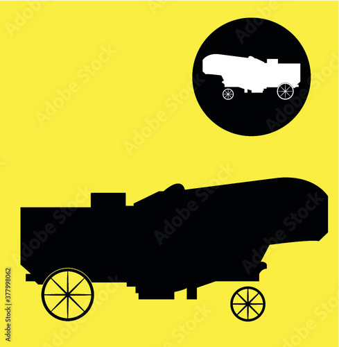 Threshing-machine, Tresher silhouette