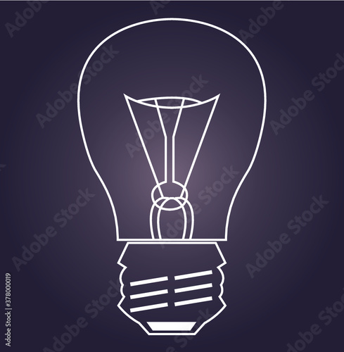 Bulb silhouette ( flashbulb )