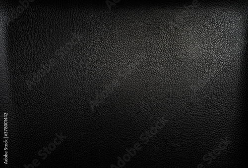 Close up black leather and texture background