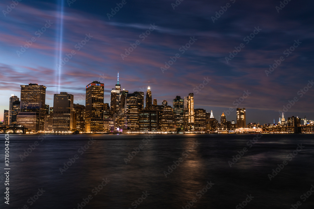 September 11 Memorial, New York City Lights, Cityscape