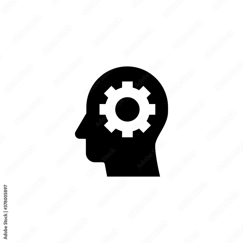 Knowledge Icon in black flat glyph, filled style isolated on white background Knowledge Icon in black flat glyph, filled style isolated on white background