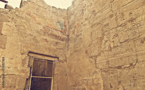 detail of Luxor Temple, Egypt