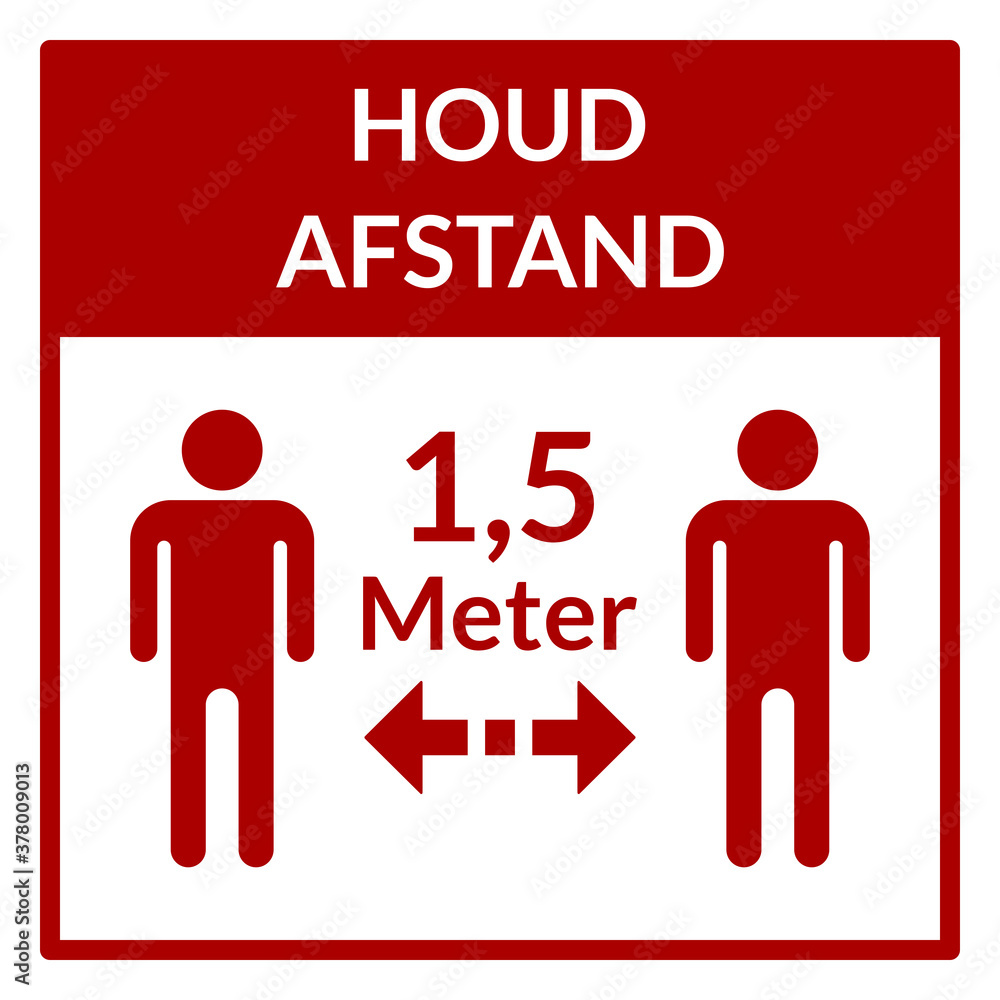 Houd Afstand 1,5 Meter ( Houd Afstand 1,5 Meter (