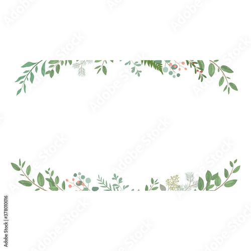 葉　植物　新緑　緑　フレーム