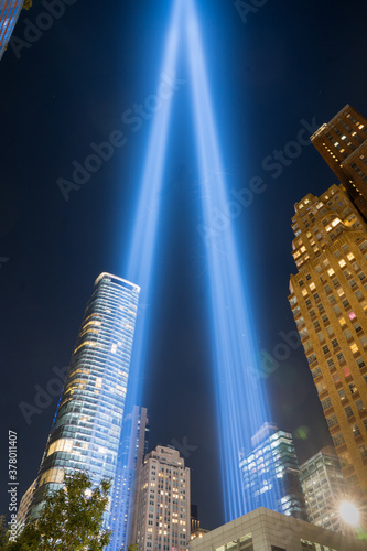 Tribute in Light on September 11