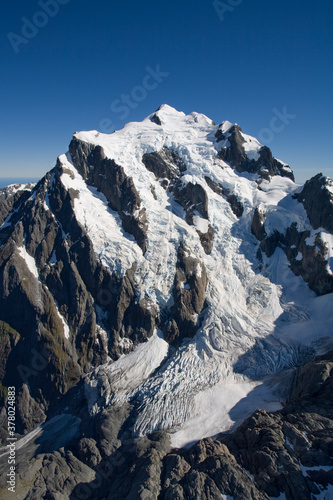 Glaciers in Southern Alps, Fiordland National Park, South Island, New Zealand