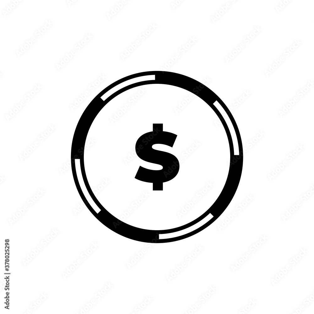coin flat icon vector illustration coin flat icon vector illustration