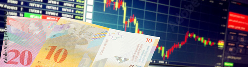 Geld Schweizer Franken und B  rse in der Schweiz