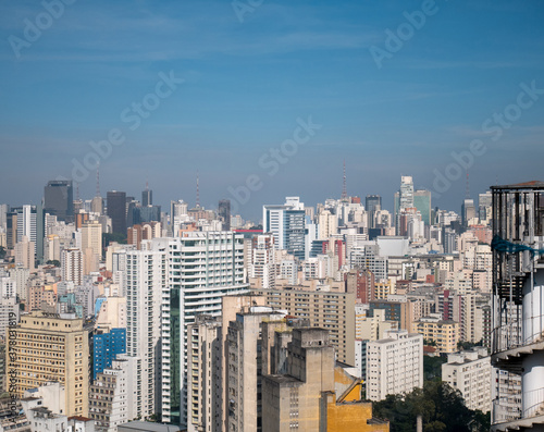 Panoramic view of Sao Paulo City Downtown