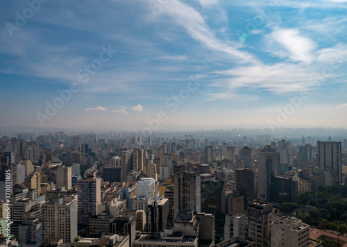 Panoramic view of Sao Paulo City Downtown © Eduardo Frederiksen