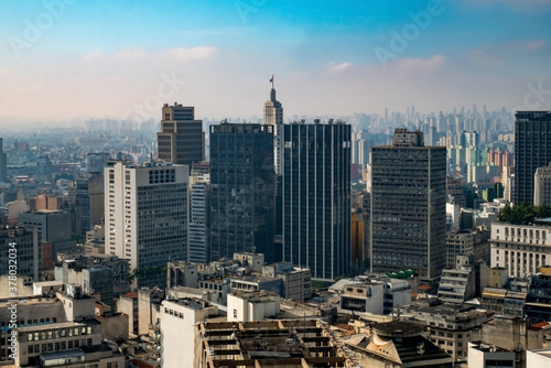 Panoramic view of Sao Paulo City Downtown © Eduardo Frederiksen
