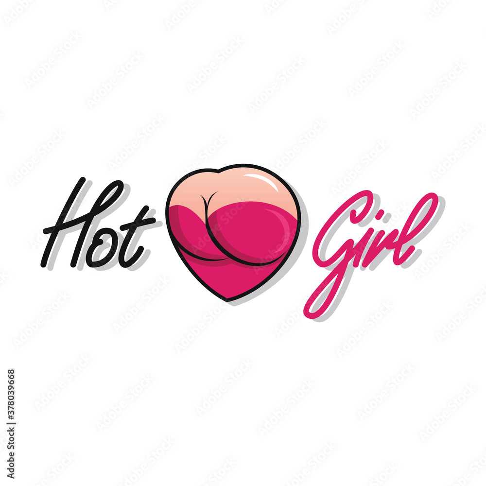 Boob vector logo illustration icon Boob vector logo illustration icon