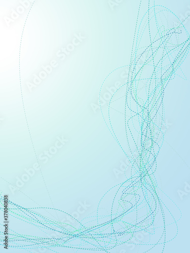 Dashed line multi colored spectrum abstract background