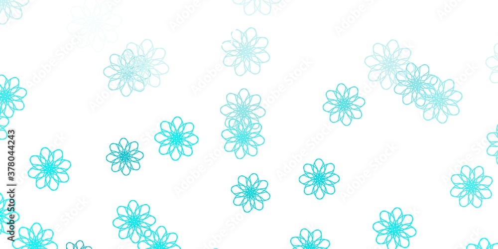 Light Green vector natural layout with flowers. Light Green vector natural layout with flowers.