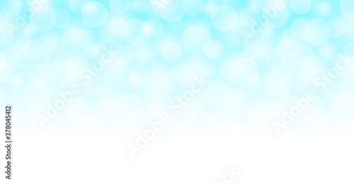 light blue bokeh soft for background, pastel light blue with bokeh backgrounds banner, abstract glowing blue bright shine blurred, defocused bokeh glitter on blue color for backdrop and wallpaper