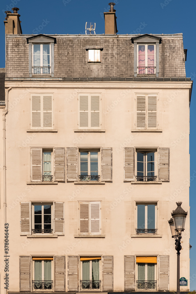 Paris, typical facades in Montmartre Paris, typical facades in Montmartre