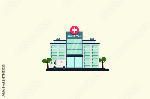 Hospital Vector Building  photo