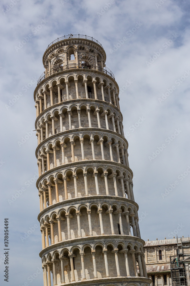 View of Pisa Leaning Tower, Italy