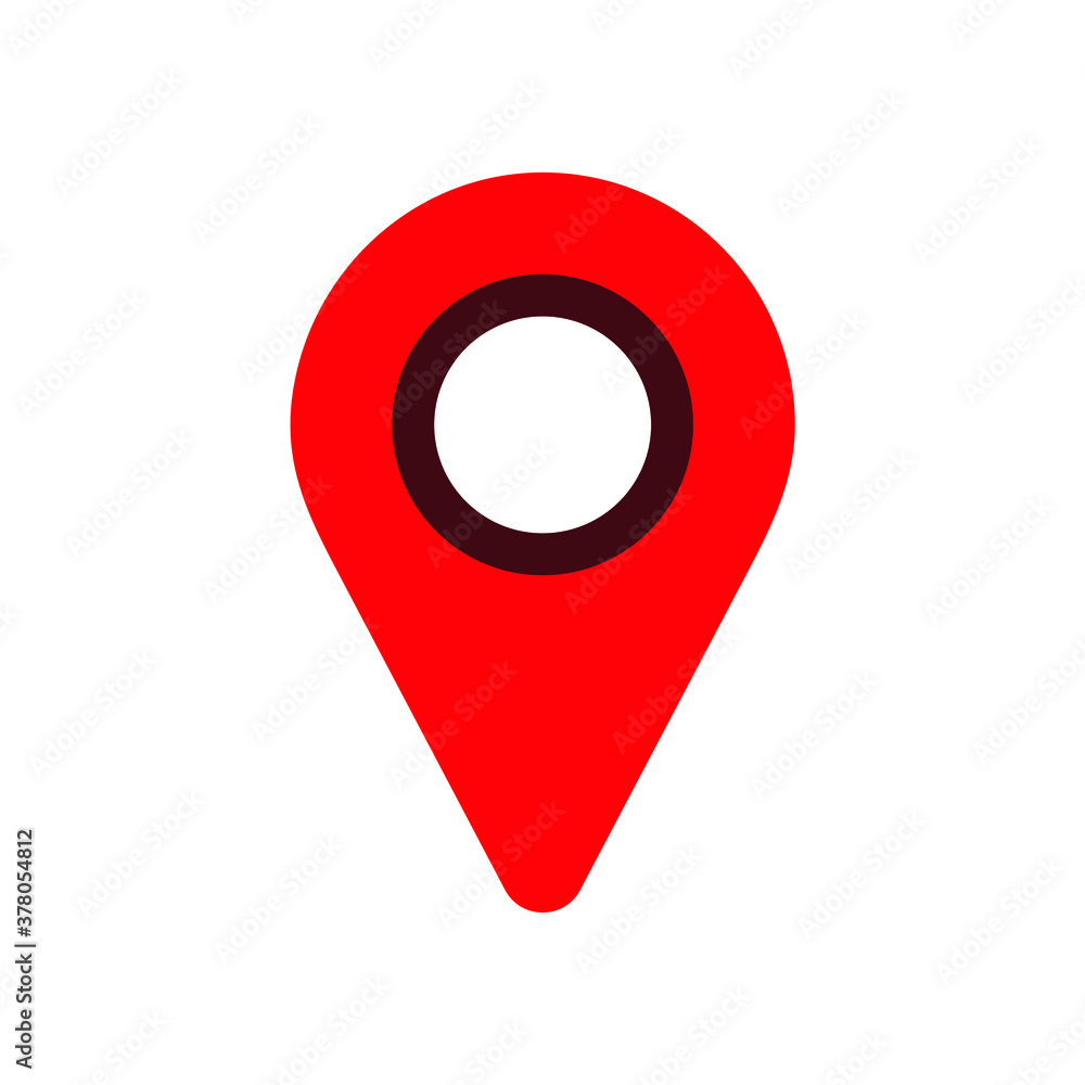 Red map pointer, Map pointer icon, GPS location symbol, Maps pin, Location map icon Red map pointer, Map pointer icon, GPS location symbol, Maps pin, Location map icon