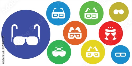 specs icon set