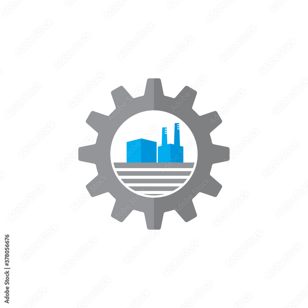 Obraz premium Abstract Engineering Vector , Industry Logo