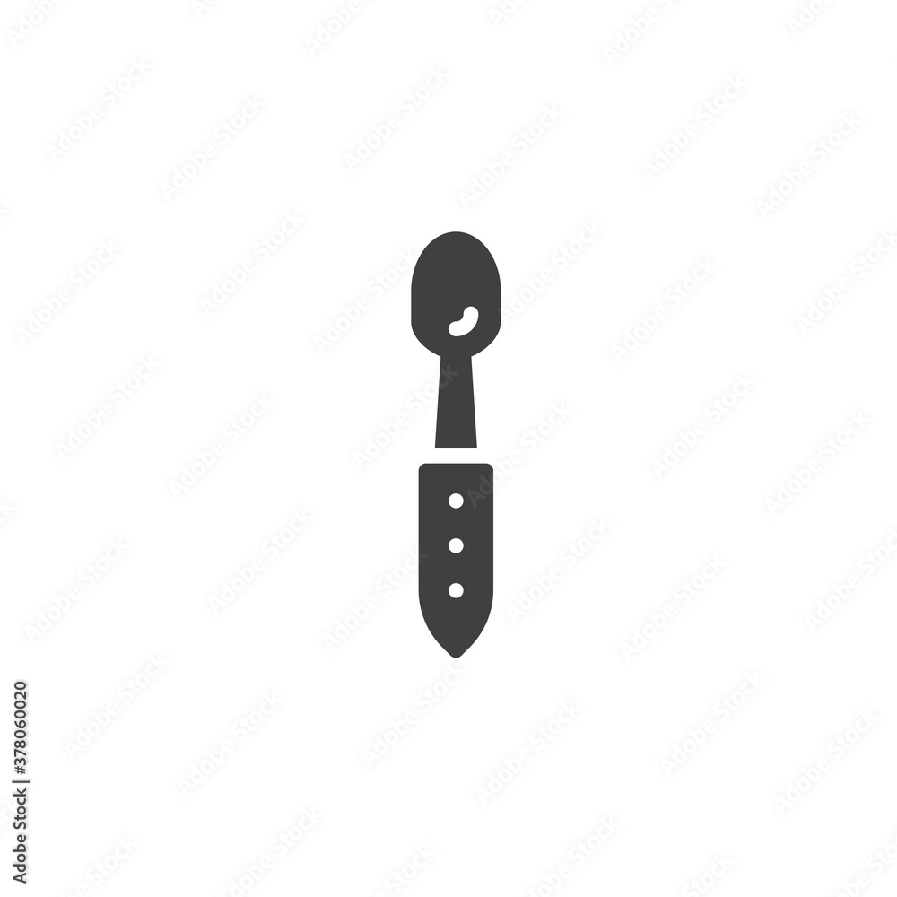 Spoon vector icon. filled flat sign for mobile concept and web design. Teaspoon glyph icon. Symbol, logo illustration. Vector graphics Spoon vector icon. filled flat sign for mobile concept and web design. Teaspoon glyph icon. Symbol, logo illustration. Vector graphics