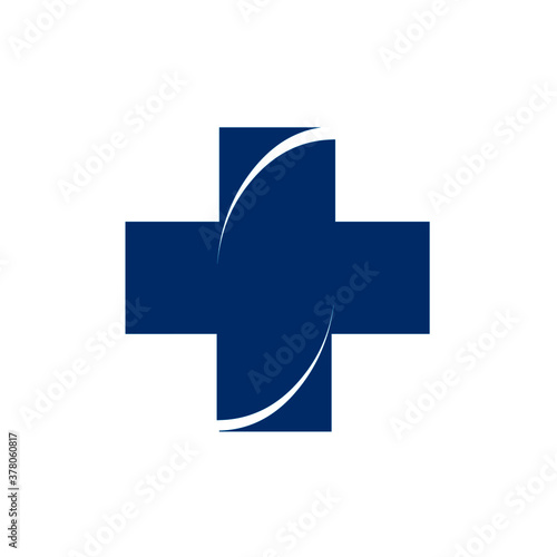 Doctor plus illudtration vector logo design for medical and health care and business branding pharmacy and clinic icon.