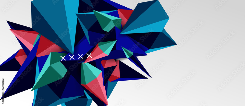3d low poly abstract shape background vector illustration 3d low poly abstract shape background vector illustration