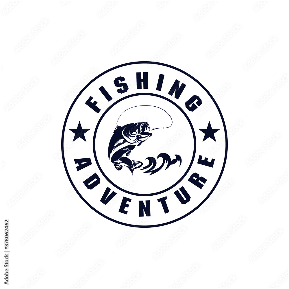 Obraz premium Fish Logo Vector