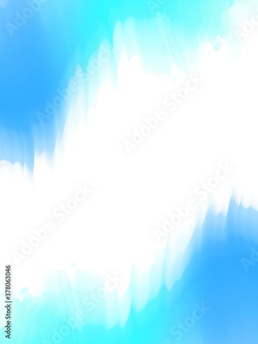 Abstract. Watercolor color gradation blue background. vector.