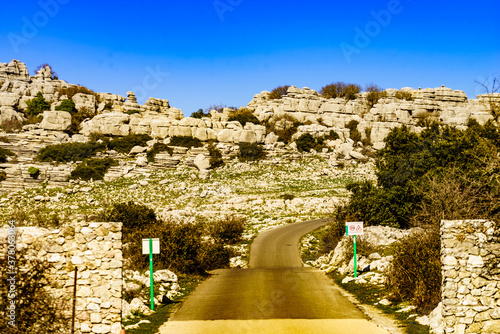 Rock formations, Torcal de Antequera, Spain