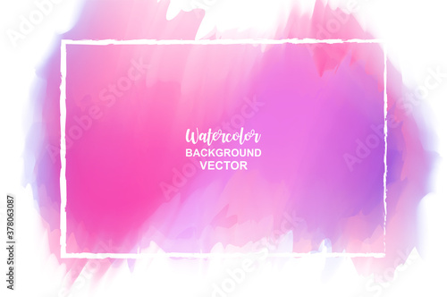 Abstract. Watercolor color gradation red-purple background. vector.