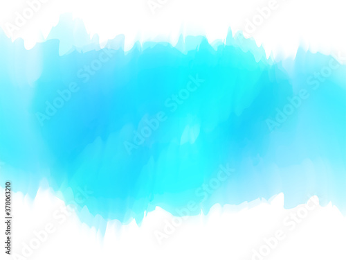 Abstract. Watercolor color gradation blue background. vector.