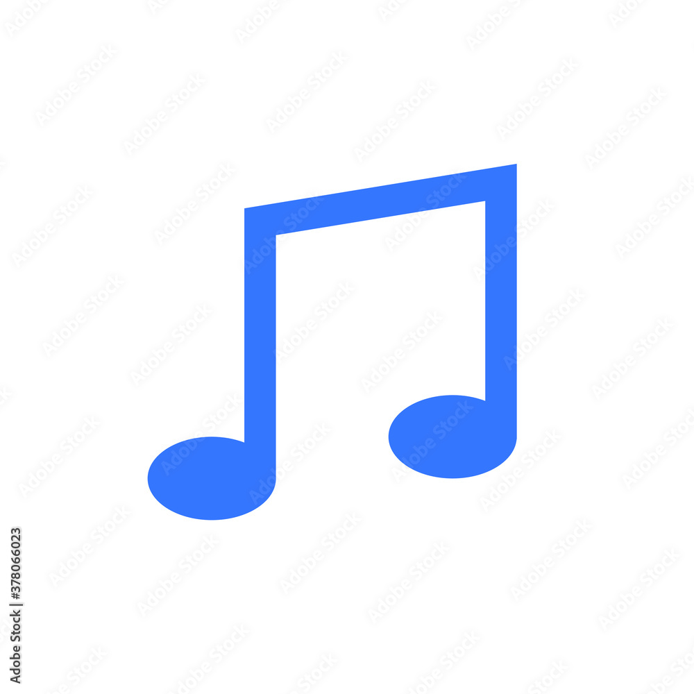 Music sign icon vector graphic Music sign icon vector graphic