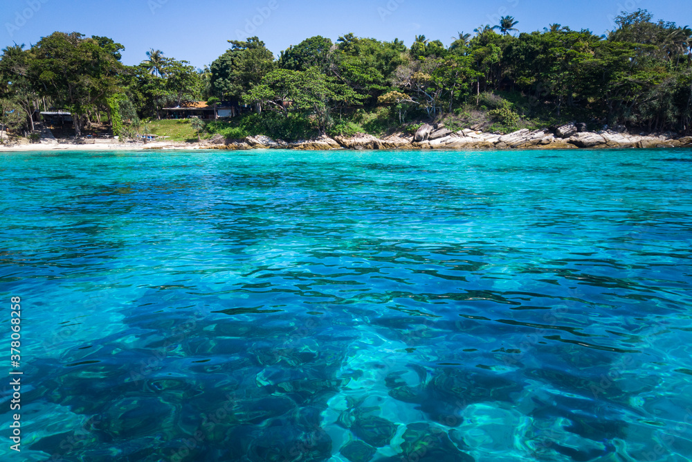 sea is clear until you see the underwater coral reefs of Racha Island, Phuket. sea is clear until you see the underwater coral reefs of Racha Island, Phuket.