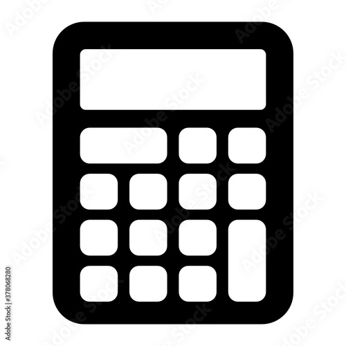 
Calculator, mathematical calculation equipment in modern style 
