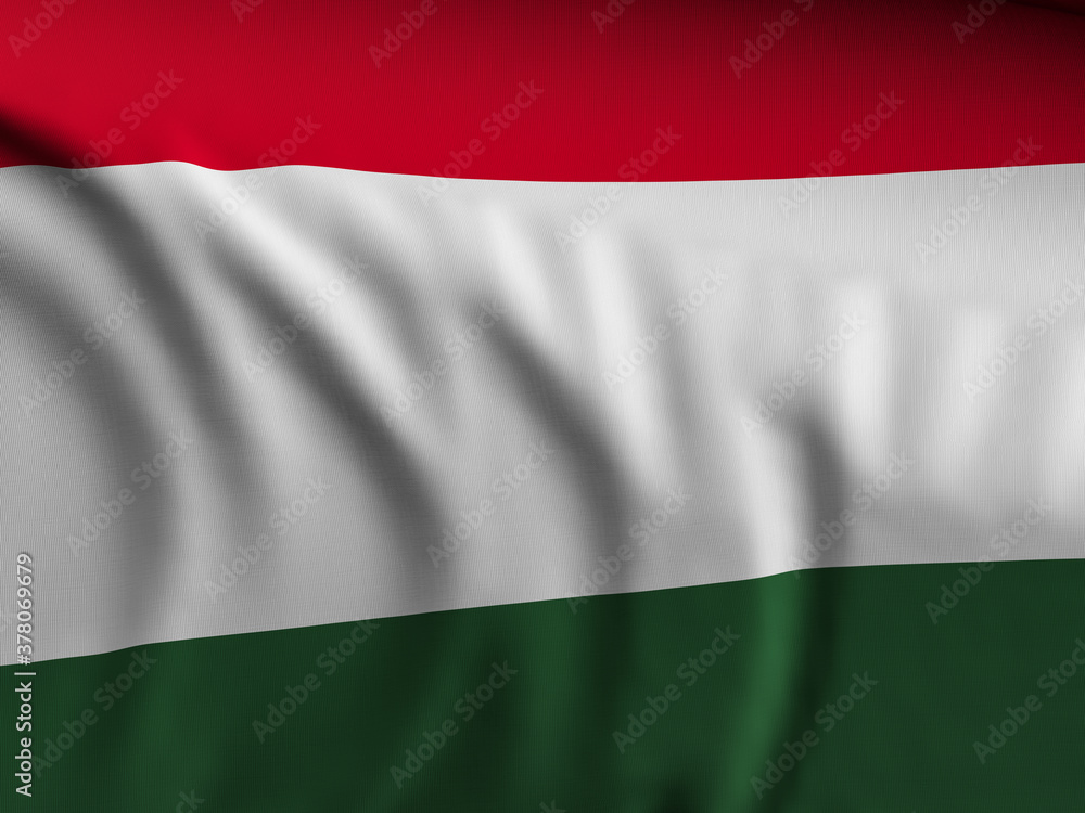 Obraz premium Hungary flag background