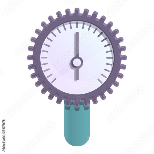 Machine manometer icon. Cartoon of machine manometer vector icon for web design isolated on white background