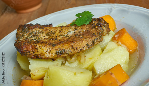 Photography Irish coddled pork