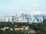 Singapore Skyline, view from Holland Village